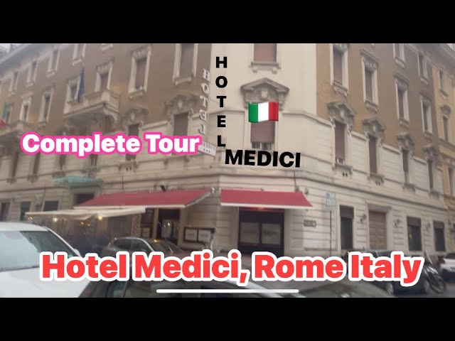 Hotel Medici, Rome, Italy 🇮🇹 | Complete Tour | 10 minutes walk from Roma Termini | Rome hotels tour 