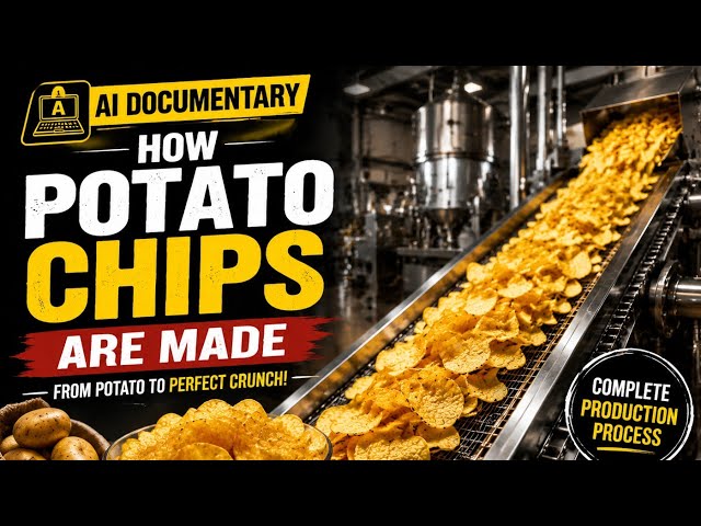 How Potato Chips Are Made | AI Documentary Factory Process
