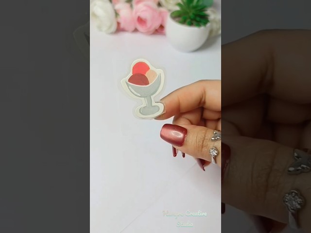 🍨 Can This Cute Ice Cream Sticker Get 1M Views? 🥹✨