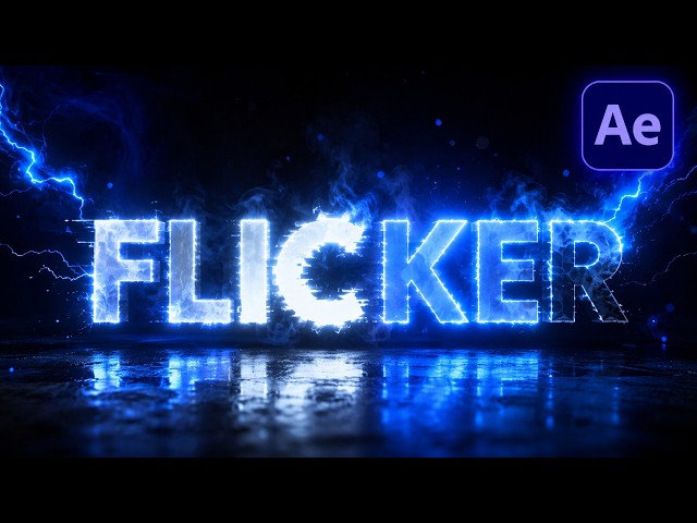 How to Create a Flicker Text Effect in After Effects