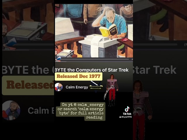 Byte Computers if Star Trek #retro #nostalgia #vintage #vibes #startrek