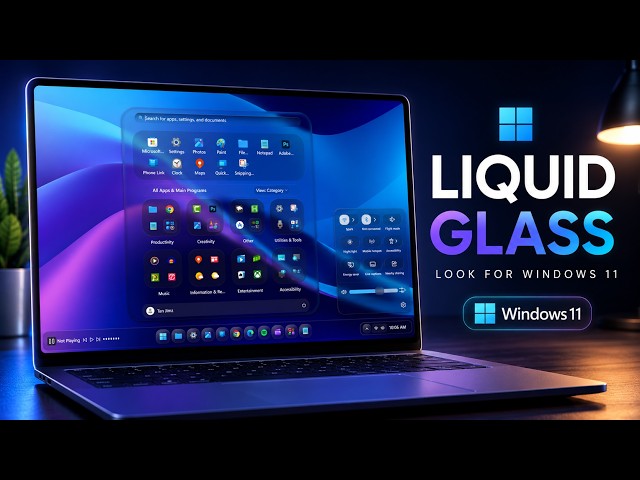 Finally, the Best & Most Usable Liquid Glass Look for Windows 11