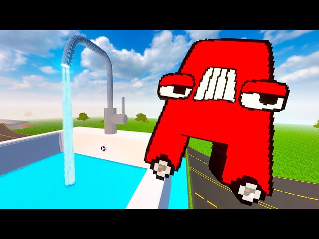 Alphabet Lore & Big/Small Cars vs Triple Sinks in Teardown Showdown