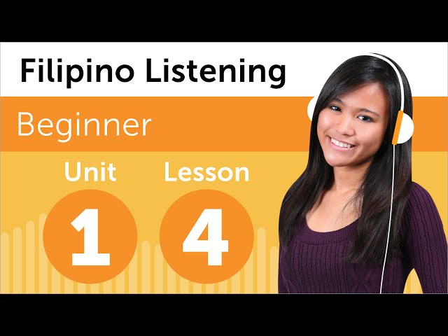 Filipino Listening Practice - Listening to a Filipino Forecast