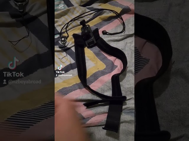 Insta360 backpack clip, lanyard & velcro body strap into a PGYTEC caplock style chest mount #travel