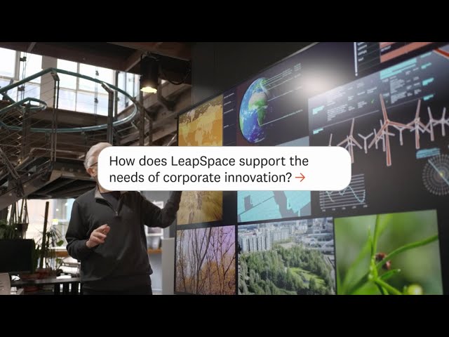 How does LeapSpace support the needs of corporate innovation