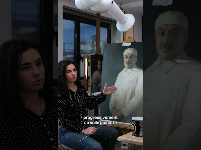 🔎 Discover the work of the students who are restoring the paintings at the Pasteur Museum!