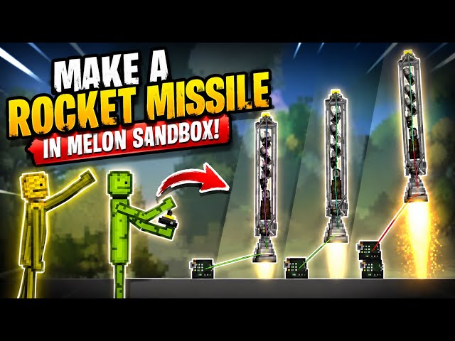 🚀 How to Make a CURVE Missile in Melon Sandbox! 💥 Easy Tutorial 