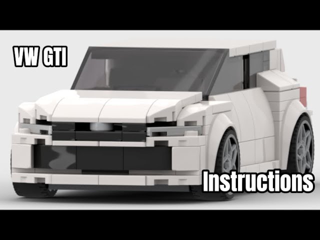 Lego Volkswagen GTI MOC FREE INSTRUCTIONS
