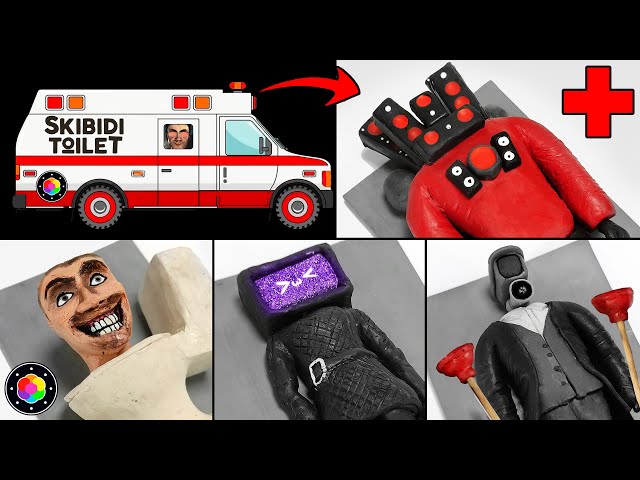 OPERATING TITAN SPEAKERMAN & SKIBIDI TOILET (TV Woman, Plunger Cameraman) #1 With Clay | PlastiVerse