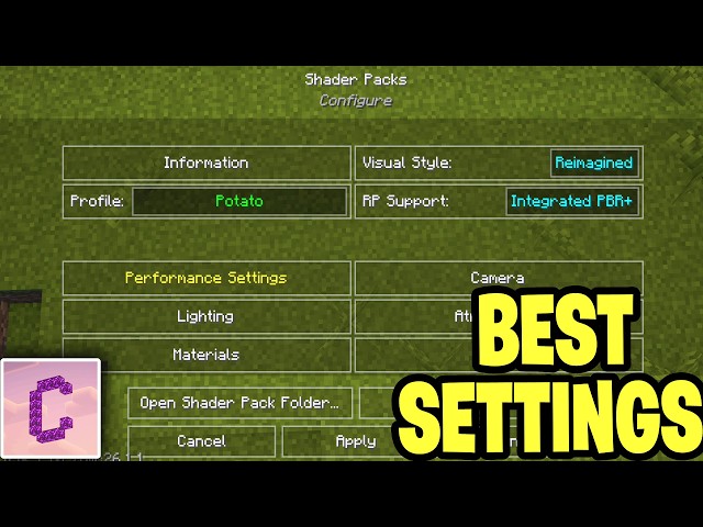 BEST Settings For Complementary Shaders! - Tutorial