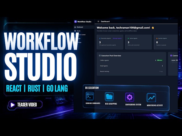Building an AI-Powered OS Automation Platform (React, Rust & Go) | Teaser