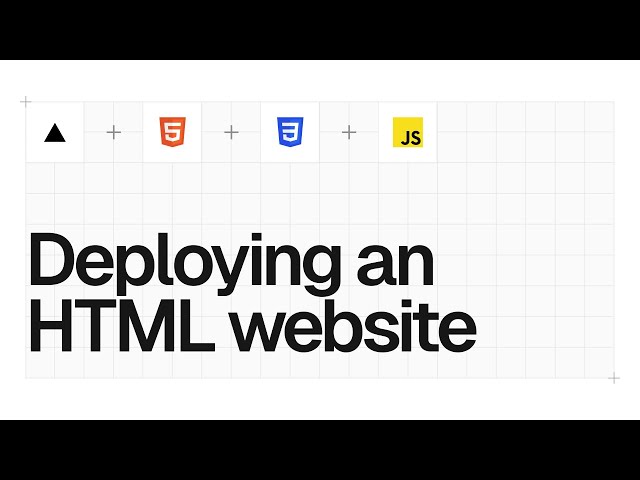 Deploying a simple website to Vercel (HTML, CSS, JavaScript)