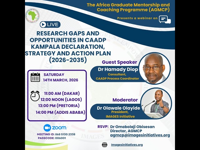 Research Gaps and Opportunities in CAADP Kampala Declaration, Strategy and Action Plan (2026-2035)