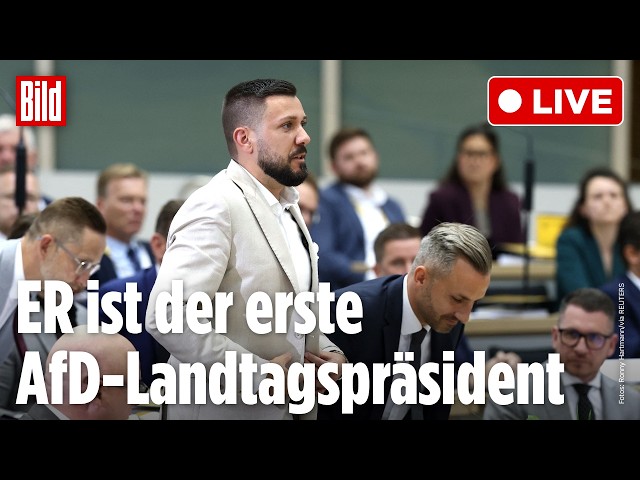 🔴 SACHSEN-ANHALT: AfD-Mann Tobias Rausch holt vier Stimmen mehr als erwartet | BILD LIVE