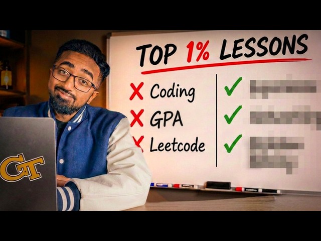 How I Beat 99% of Computer Science Students (Georgia Tech Lessons)