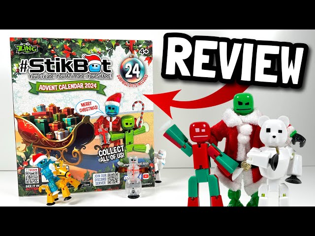 The COMPLETE 2024 Stikbot Advent Calendar UNBOXING & REVIEW!