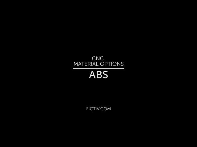 CNC Machined ABS Plastic: Overview