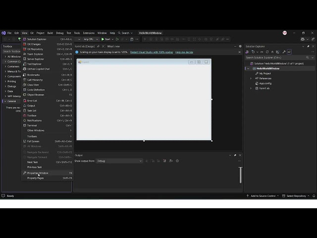 A Level Comp Sci 1  - Visual Studio & "Hello World"