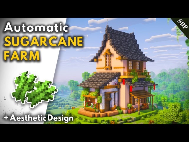 Minecraft SUGAR CANE FARM | Survival Build Path #11 [Java & Bedrock] 26.2