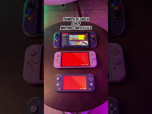 Tiempos de carga eShop en Switch 1 y 2 ✨ #nintendo #nintendoswitch2 #nintendoswitch