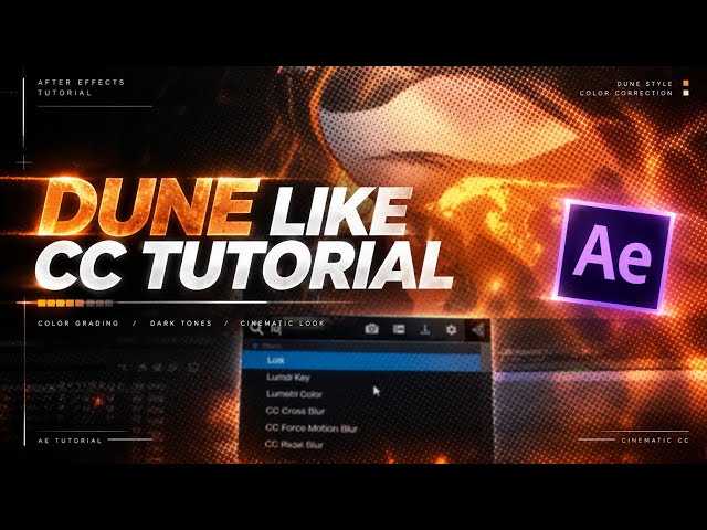 DUNE like CC | After Effects Tutorial
