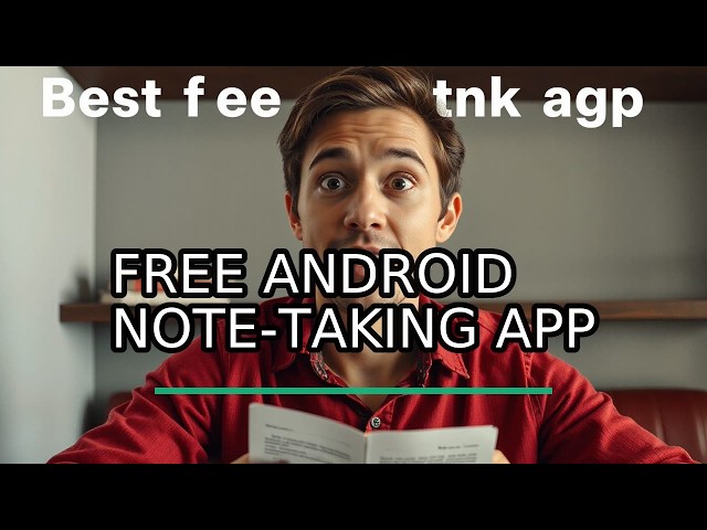 Best Free Android Note-Taking App 2026 (Honest Breakdown)