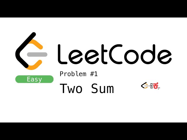 1.Two Sum - LeetCode Problem Solving