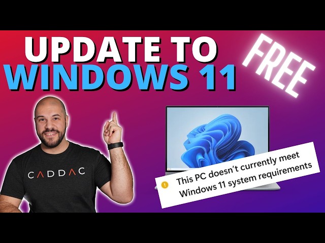 Upgrade EVEN UNSUPPORTED PCs To Windows 11 EASILY and FREE | Windows 10 EOL
