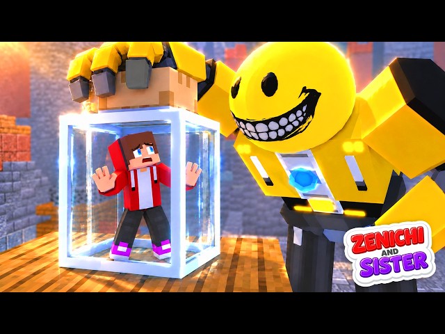 A Jar Trap for JJ from Verity Transformer! - JJ x Sister Story - Minecraft Animation