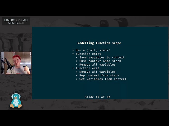 "Overcoming the limitations of the POSIX shell command language" - Curtis Millar (LCA 2021 Online)