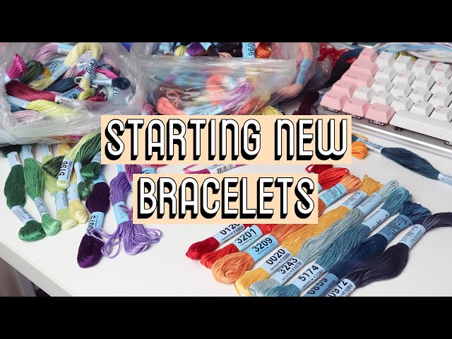 Starting New Bracelets [CC] || Vlog #26