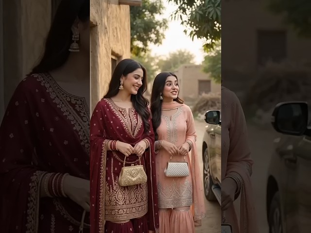 😲Gaon ki bahne gye apni ameer Dost ke luxury ghar 😱🏠
