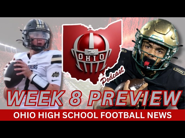 GIANT Ohio High School Football 🏈 Week 8 Preview - Top 5 Games In Ohio + Power Rankings