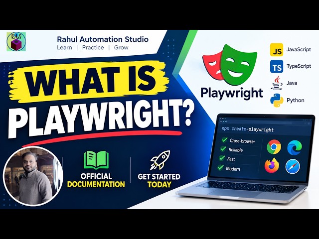 Playwright Introduction for Beginners | Automation Testing Tutorial