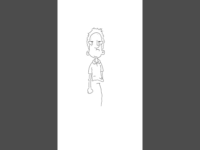 Some creepy guy I saw #huiontablet #tablet #digitalillustration