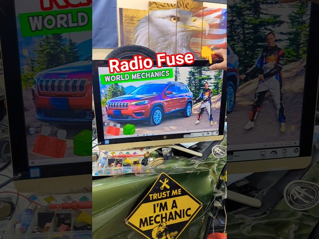JEEP Cherokee🛠️ RADIO FUSE 👉 #jeep #jeepcherokee  #multiair #mopar #repair #easy #videos #fyp #fix