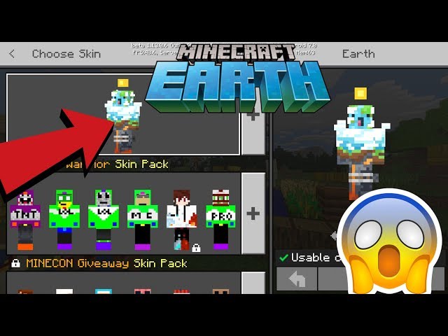 I Got *Minecraft Earth Skin*