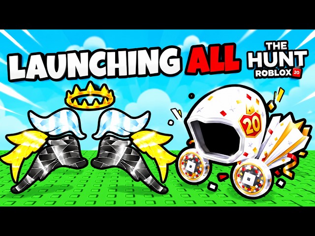 🔴 SHORTEST QUEUE | 24/7 LAUNCHING ALL 3 FREE WINGS ITEMS! The Hunt: Roblox 20 EVENT!