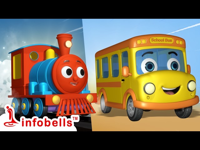 എന്റെ വണ്ടി വന്നു! 🤩🚗 Surprise Egg Vehicles Song | Malayalam Kids Songs & Cartoons | Infobells