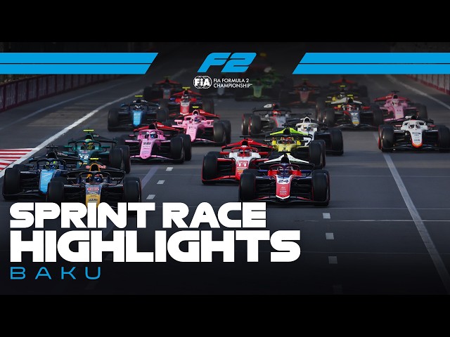F2 Sprint Race Highlights | 2026 Azerbaijan Grand Prix