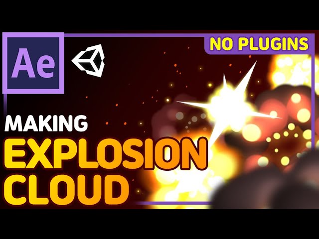 Game VFX Tutorial - Explosion Cloud with AfterEffects [For Unity / No Plugins / Eng&Kor Sub]