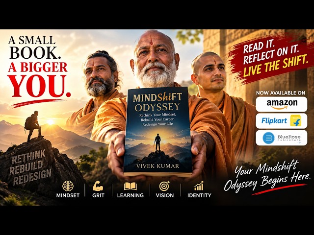 Mindshift Odyssey: The Book That Can Change the Way You Think | Vivek Kumar #Shorts