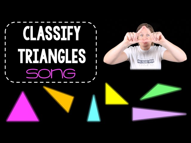 🎵Classify TRIANGLES Song🎵 | Geometry VOCAB Music Video Series (Part 3)