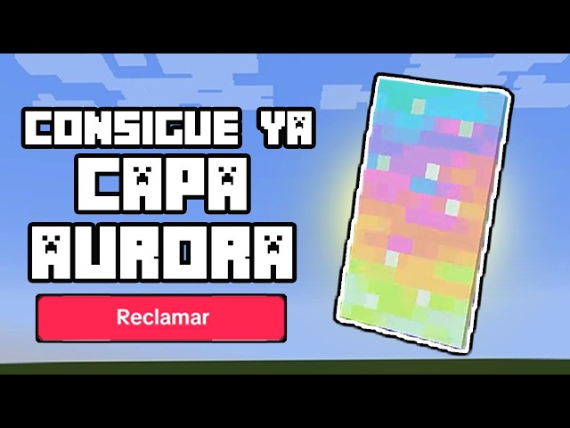 GET THE OFFICIAL AURORA CAPE IN MINECRAFT FAST AND EASY Bedrock and Java