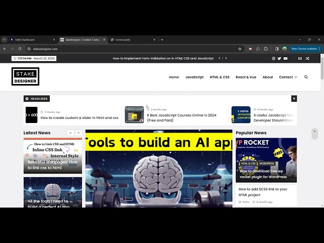 Sakedesigner | Creative Coding Blog - HTML CSS &amp; JavaScript #javascript