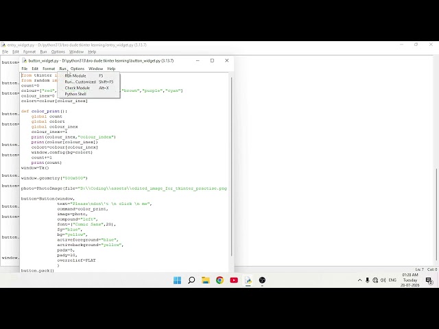 Python Tkinter Basics Explained! | Label, Button & Entry Widgets Mini-Projects 🐍