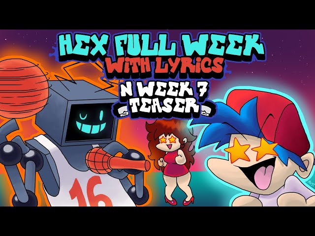 Hex WITH LYRICS + WEEK 7 TEASER By RecD - Friday Night Funkin' THE MUSICAL (Lyrical Cover)