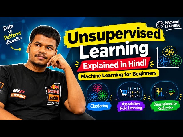 Unsupervised Learning Explained inHindi|Machine Learning forBeginners|UnsupervisedLearning Explained