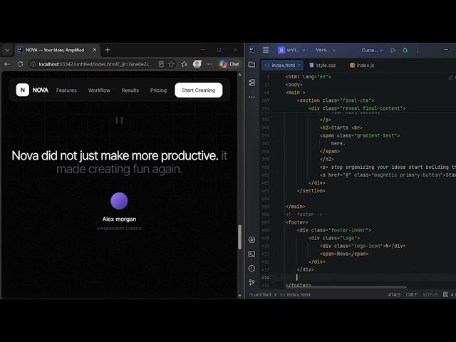 I Built a $10,000 Website with HTML + Tailwind CSS 🔥 part 6